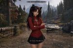 Rin Tohsaka (Fate Stay/Night) but she is an NPC/follower added in a heavily modded Skyrim with iCEnhancer and ENB (Cinematic+Natural), on ultra settings, and ultraHD/8K textures overhaul