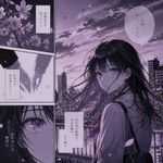 a manga image of this color theme