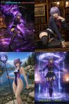 Hiiragi Shinoa from "Owari no Seraph", but she is the playable character in "Tekken 6", added with a mod by a Korean modmaker (very high quality shaders and normal maps), iCEnhancer and ENB preset (Cinematic+Natural), on ultra settings, and ultraHD/8K textures overhaul (no Depth of Field; DoF turned off currently), with a HD overhaul for sky

Four screenshots (8K UltraHD resolution, resized down to 4K):
An action camera showing her fighting, wielding a scythe and active aura (power-up)
A staged screenchot, she is posing with a sexy pose, inside a library
A lake at a forest; instead of her attire, she is wearing a high-cut two-tone one-piece "speedo" swimsuit (added with a separate mod) and holds a Crystal Staff
The moment is when she applies an ability for a powerful high-end buff
