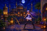 Keep the character design but change everything European/Gothic to Arabic/Middle Eastern
