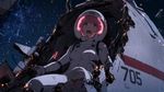 
masterpiece, very aesthetic, score_9, score_8_up, score_7_up, 1girl, honoka hou, pink hair, hime cut, brown eyes, knights of sidonia, pilot skin suit, full body suit, space helmet, glowing visor, text "705" on helmet, terrified expression, looking up, torn mecha cockpit, exposed to space, jagged metal edges, floating debris, sparks, starry background, deep space, dramatic lighting, high contrast, cinematic angle, dynamic composition.

A breathtaking and highly detailed anime-style illustration of Honoka Hou from Knights of Sidonia. She is sitting inside the heavily damaged cockpit of her Type-18 Garde, the entire front armored section violently torn away, exposing her directly to the vacuum of deep space. She is wearing her white pilot skin suit and helmet, with the number "705" clearly printed on the top of the helmet. Her expression conveys absolute, primal terror as she looks upward at a massive, unseen threat. Jagged, glowing-hot metal edges frame the foreground, with loose wires sparking and debris floating in zero gravity. The background is a vast, cold expanse of stars and deep space. The lighting is cinematic, contrasting the harsh cold light of space with the warm, sparking interior of the ruined cockpit.
The Type-18 Garde that Honoka Ho is in has a tail number of 705.
