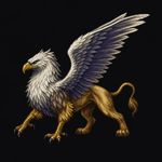 an image in the exact technique and art direction (non-pixelated, high-definition smoothly-done pixelwork, NOT pixelized) of in-game graphics assets (like in its sprites and textures) from the 1997 game "Castlevania: Symphony of the Night" (PS1) by Konami. a griffin
