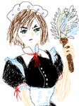 redraw the attached image in the most clumsy, scribbly, and utterly pathetic way possible. Use a white background, and make it look like it was drawn in MS Paint with a mouse. It should be vaguely similar but also not really, kind of matching but also off in a confusing, awkward way, with that low-quality pixel-by-pixel feel that really emphasizes how ridiculously bad it is. Actually, you know what, whatever, just draw it however you want.