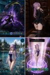 Hiiragi Shinoa from "Owari no Seraph", but she is the playable character in "Phantasy Star Online", added with a mod by a Korean modmaker (very high quality shaders and normal maps), iCEnhancer and ENB preset (Cinematic+Natural), on ultra settings, and ultraHD/8K textures overhaul (no Depth of Field; DoF turned off currently), with a HD overhaul for sky

Four screenshots (8K UltraHD resolution, resized down to 4K):
An action camera showing her fighting, wielding a scythe and active aura (power-up)
A staged screenchot, she is posing with a sexy pose, inside a library
A lake at a forest; instead of her attire, she is wearing a high-cut two-tone one-piece "speedo" swimsuit (added with a separate mod) and holds a Crystal Staff
The moment is when she applies an ability for a powerful high-end buff