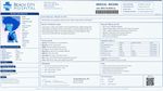 Hospital medical record, Lapis lazuli (from steven universe). Modern style. Beach city hospital, detailed medical report.